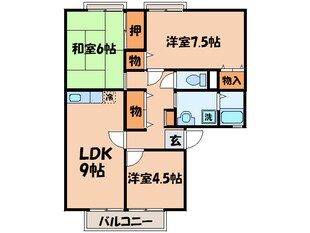 宝ヶ池サンヒルの物件間取画像